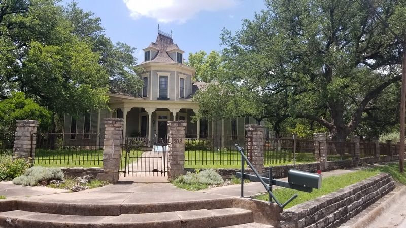 The front entrance to the Malone-Manuel House image. Click for full size.