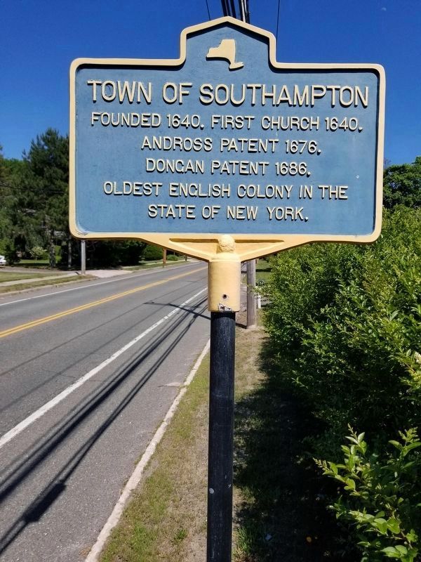 Town of Southampton Marker image. Click for more information.