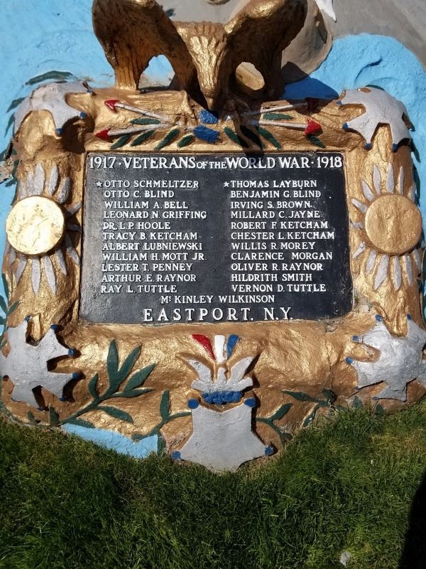 Eastport WWI Memorial image. Click for full size.