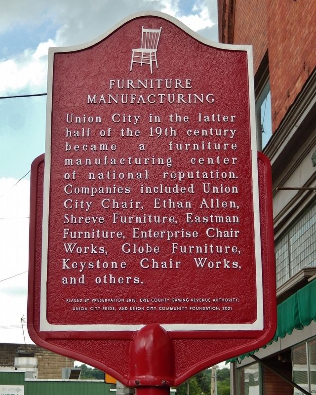 Furniture Manufacturing Marker image. Click for full size.