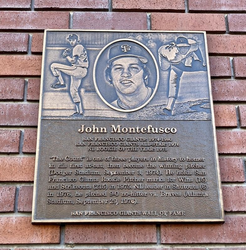John Montefusco Marker image. Click for full size.