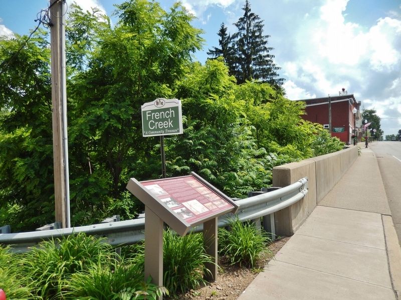 French Creek � Power, Destruction and Beauty Marker image. Click for full size.