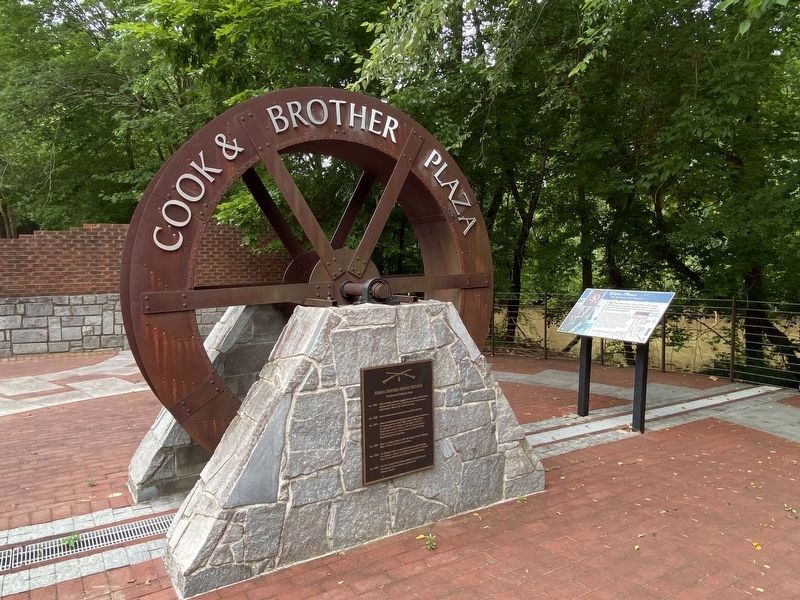 Cook & Brother Armory Building Marker image. Click for full size.