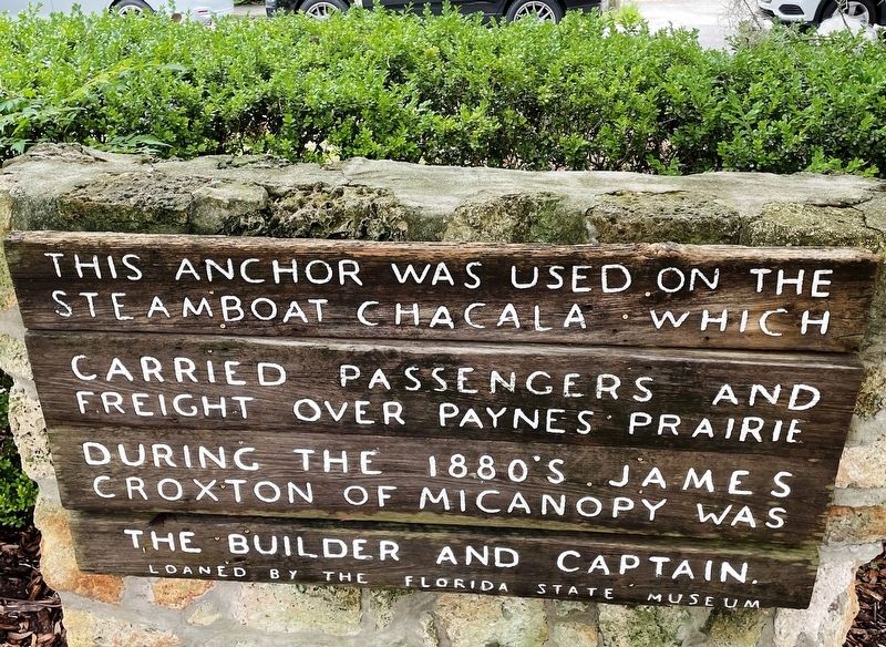 Steamboat Chacala Anchor Marker image. Click for full size.