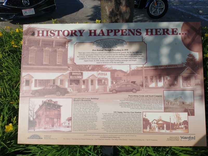 History Happens Here... Marker image. Click for full size.