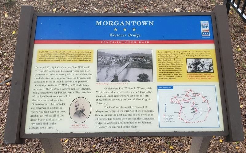 Morgantown Marker. Click for full size. Morgantown Marker image. Click for full size.