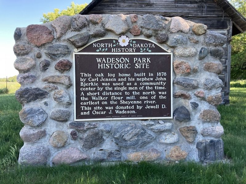Wadeson Cabin Historic Site Marker image. Click for full size.