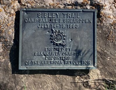 Sibley Trail Marker image. Click for full size.