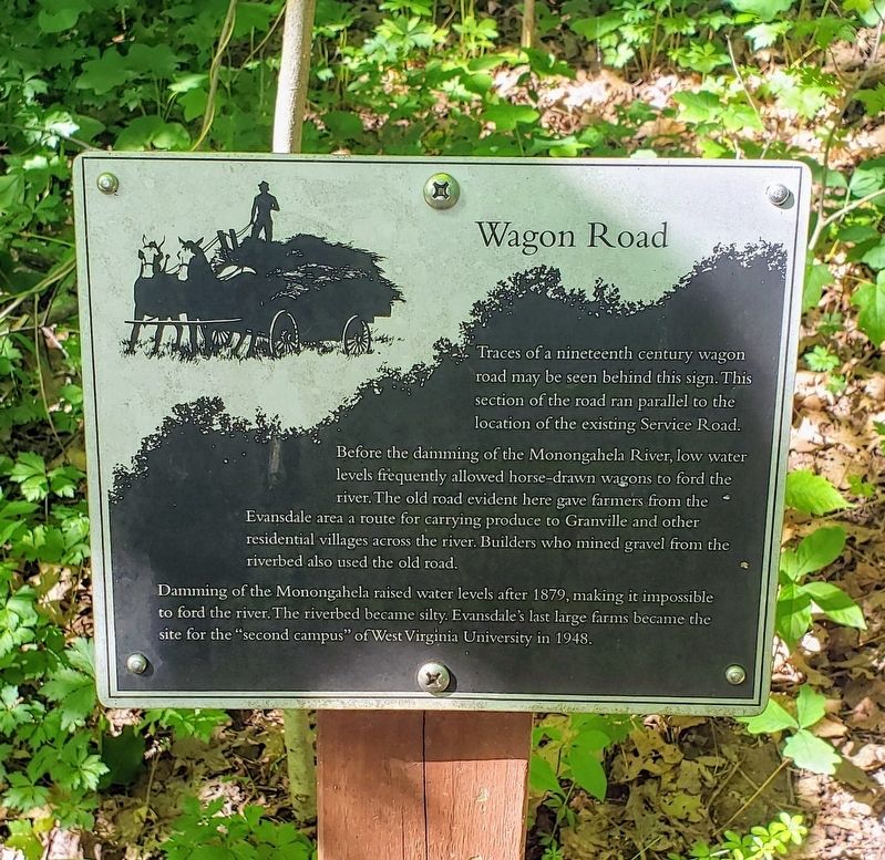 Wagon Road Marker image. Click for full size.