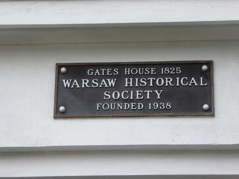 Marker on the Seth M. Gates House image. Click for full size.