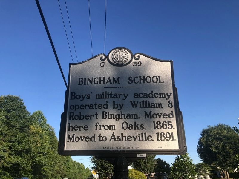 Bingham School Marker image. Click for full size.