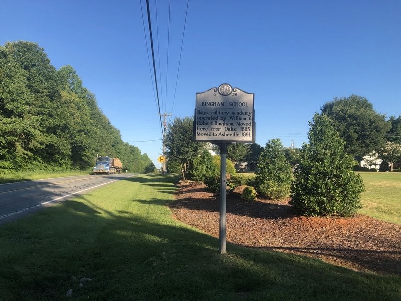 Bingham School Marker image. Click for full size.