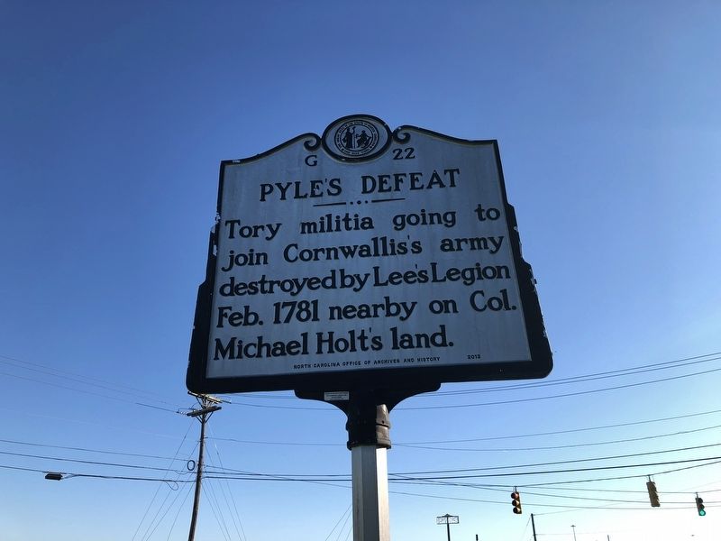 Pyle's Defeat Marker image. Click for full size.