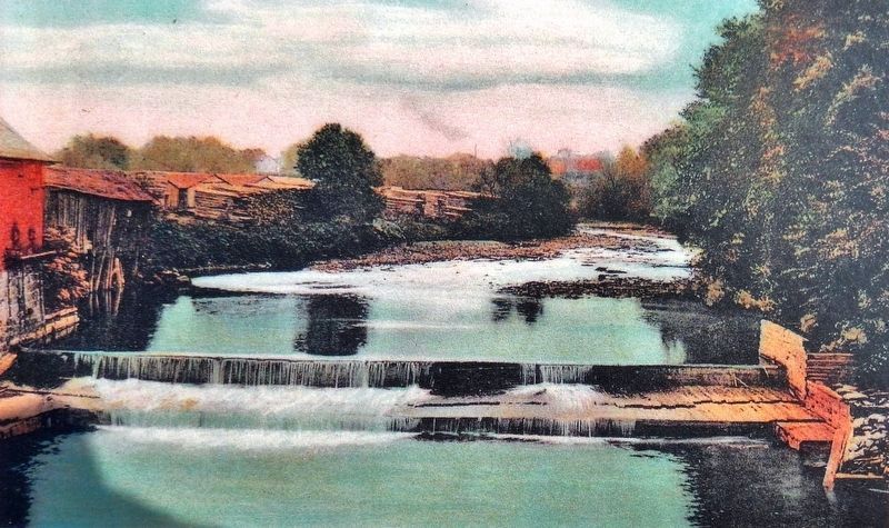 Marker detail: Little French Creek image. Click for full size.