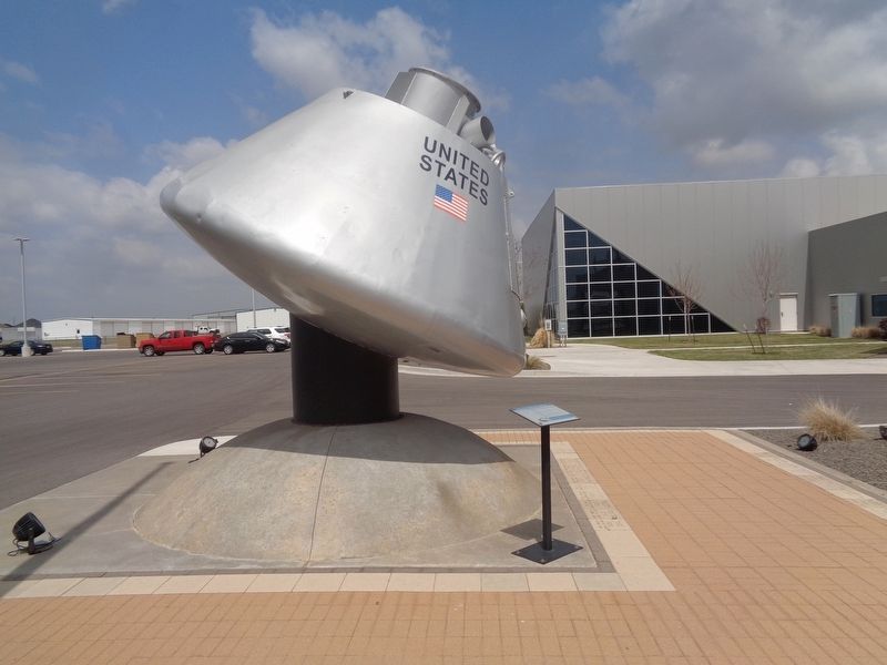 Apollo Command Module Marker. Click for full size. Apollo Command Module Marker image. Click for full size.