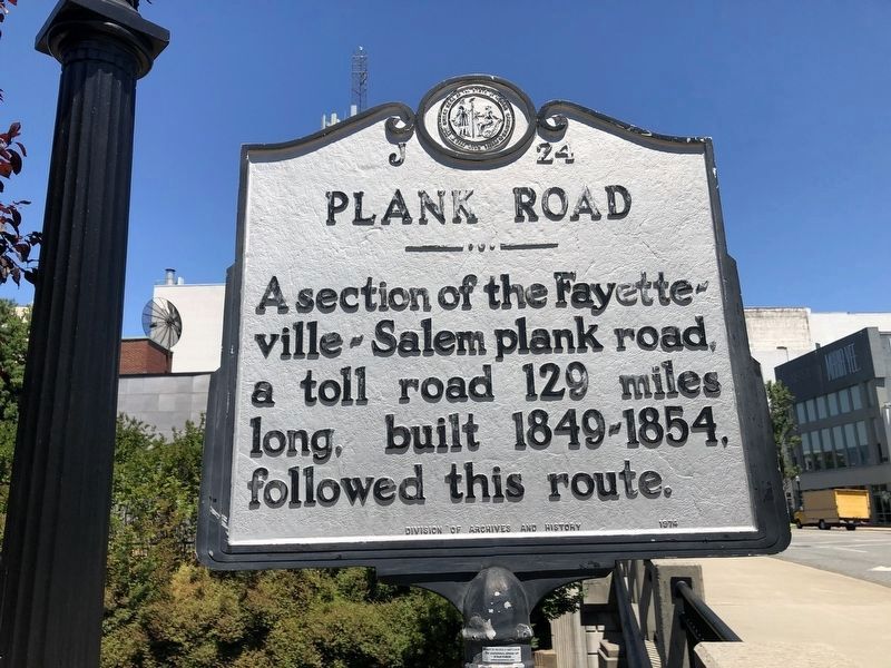 Plank Road Marker image. Click for full size.
