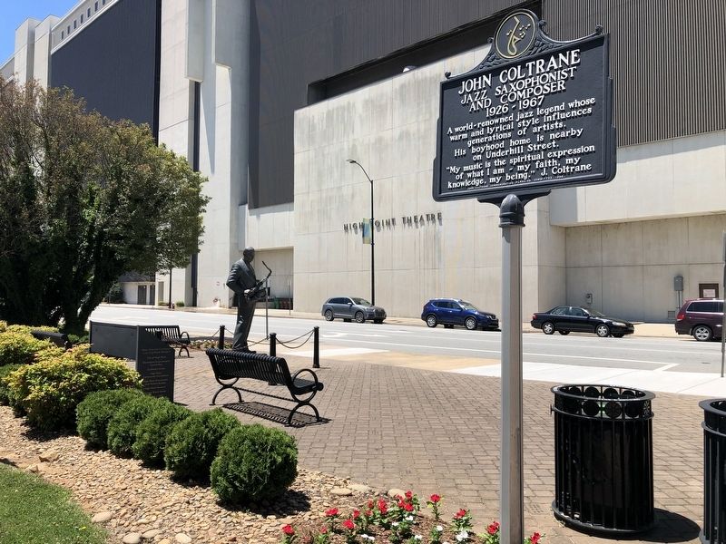 John Coltrane Marker. Click for full size. John Coltrane Marker image. Click for full size.