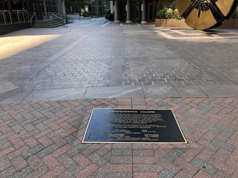 Independence Square Marker image. Click for full size.