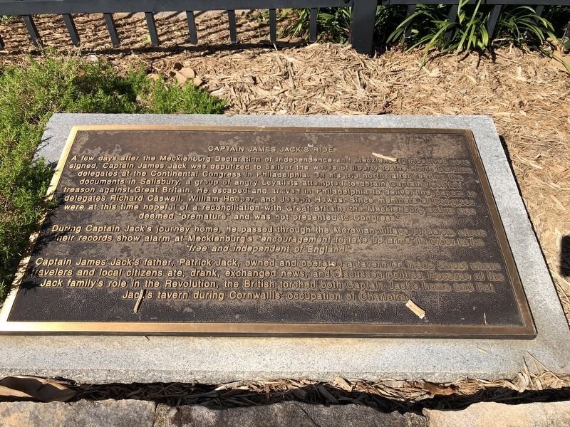 Captain James Jack's Ride Marker. Click for full size. Captain James Jack's Ride Marker image. Click for full size.