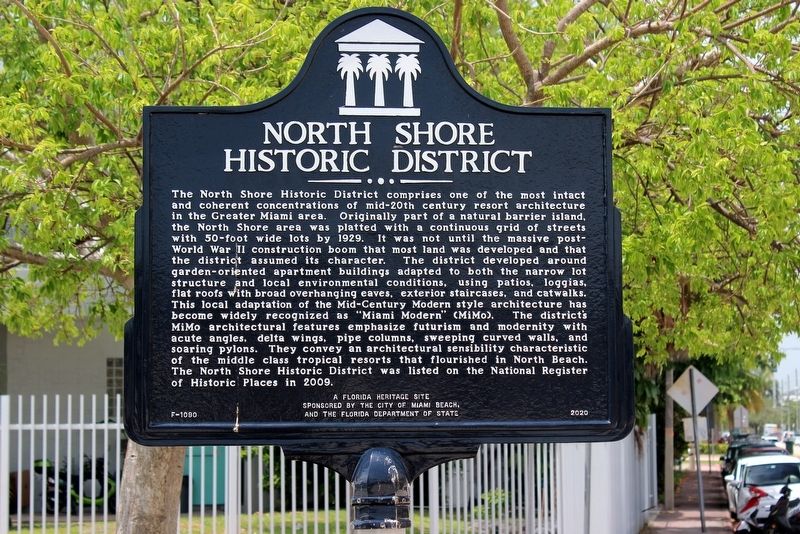 North Shore Historic District Marker image. Click for full size.