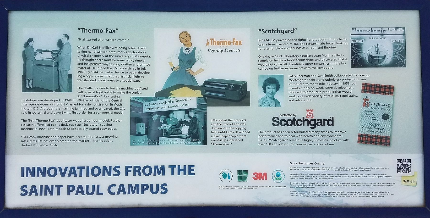 Innovations from the Saint Paul Campus marker. Click for full size. Innovations from the Saint Paul Campus marker image. Click for full size.