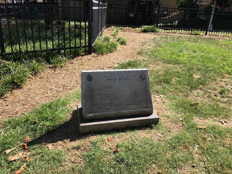 Ephraim Brevard Marker. Click for full size. Ephraim Brevard Marker image. Click for full size.