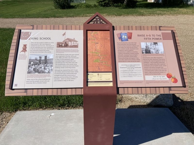 King School/Raise A-B to the fifth power Marker image. Click for full size.
