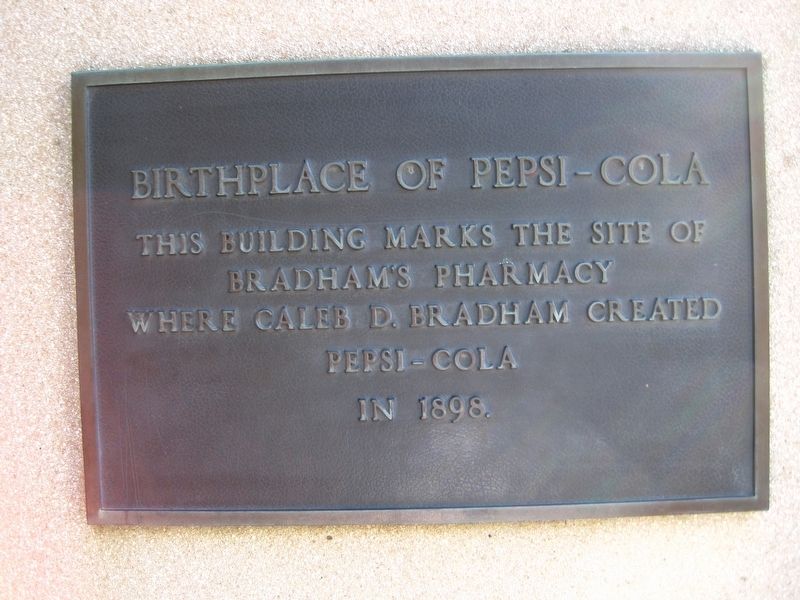Birthplace of Pepsi-Cola Marker image. Click for full size.