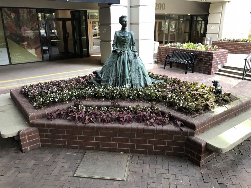 <i>Queen Charlotte Walks In Her Garden</i>. Click for full size. <i>Queen Charlotte Walks In Her Garden</i> image. Click for full size.