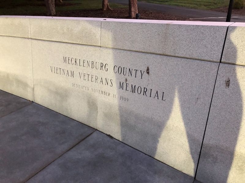 Mecklenburg County Vietnam Memorial image. Click for full size.