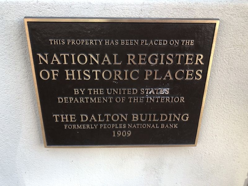 The Dalton Building Marker image. Click for full size.