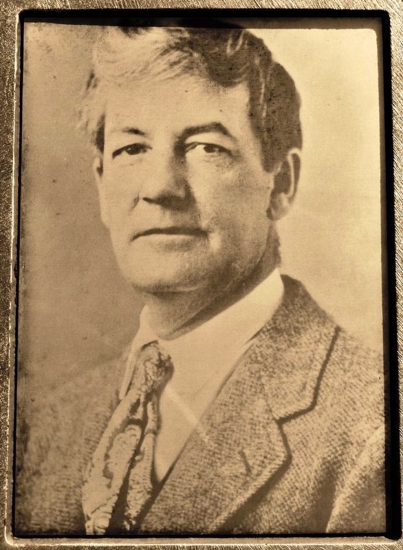 Marker detail: Sherwood Anderson image. Click for full size.