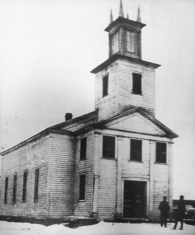 Marker detail: Columbia Methodist Church<br>(circa 1800's) image. Click for full size.