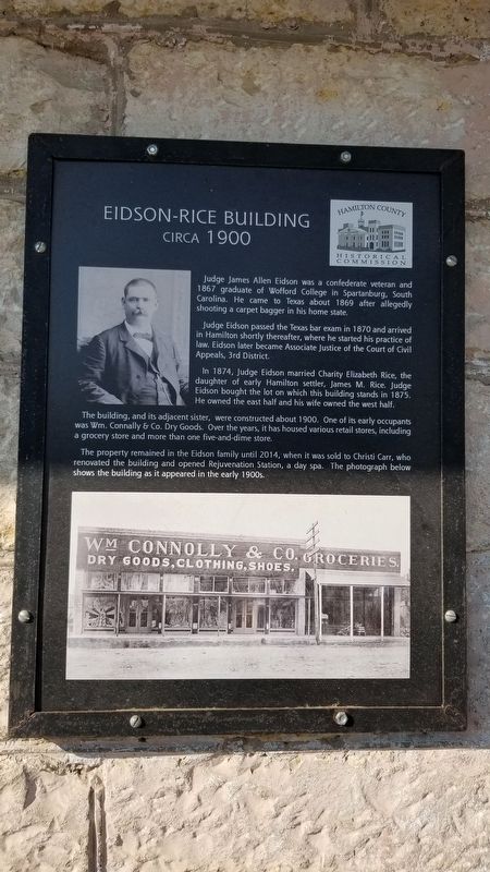 Eidson-Rice Building Marker image. Click for full size.