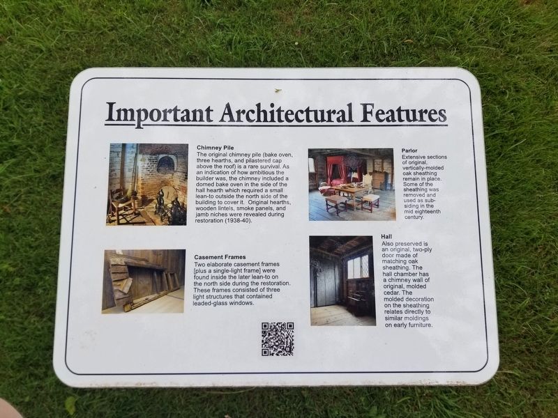 Important Architectural Features Marker image. Click for full size.