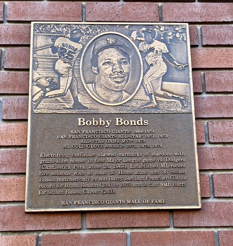 Bobby Bonds Marker image. Click for full size.