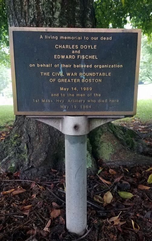 Nearby memorial plaque. Click for full size. Nearby memorial plaque image. Click for full size.