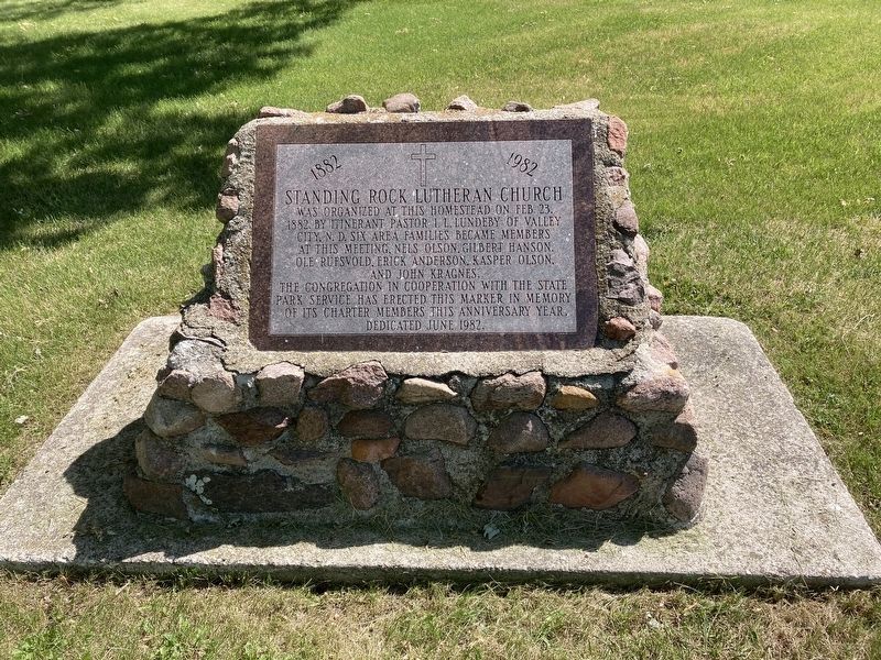Standing Rock Lutheran Church Marker image. Click for full size.