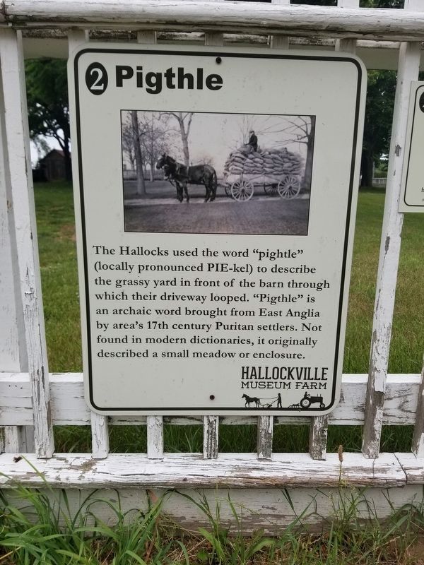 Pigthle Marker. Click for full size. Pigthle Marker image. Click for full size.