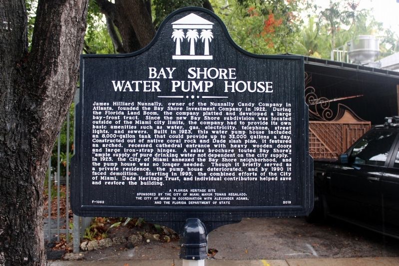 Bay Shore Water Pump House Marker image. Click for full size.
