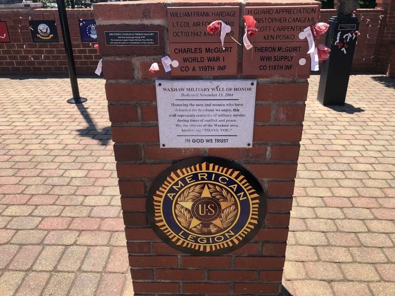 Waxhaw Military Wall of Honor Marker image. Click for full size.