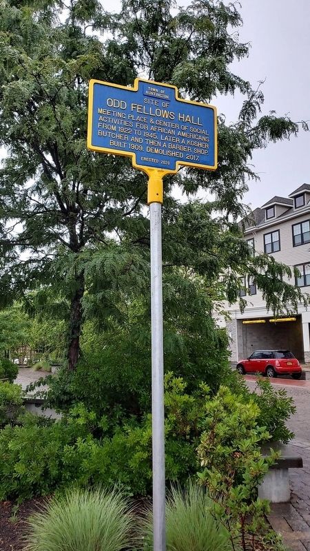 Site of Odd Fellows Hall Marker image. Click for full size.