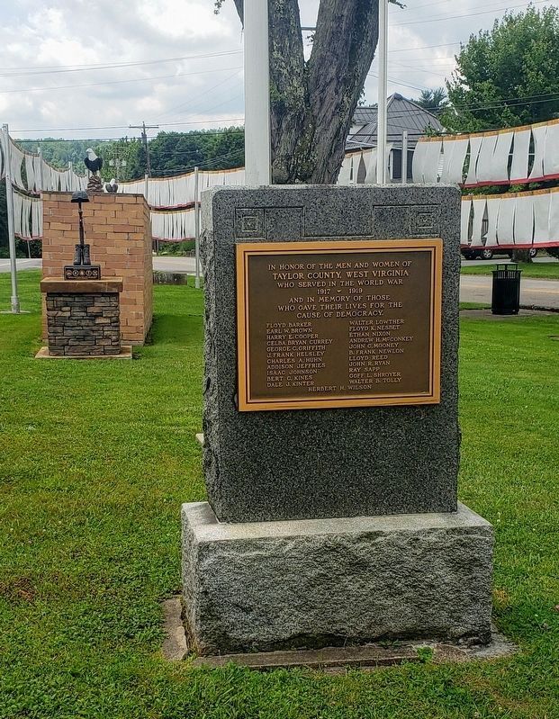 Taylor County World War Veterans Memorial. Click for full size. Taylor County World War Veterans Memorial image. Click for full size.