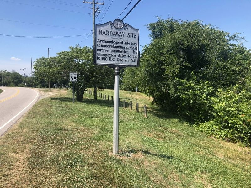 Hardaway Site Marker. Click for full size. Hardaway Site Marker image. Click for full size.