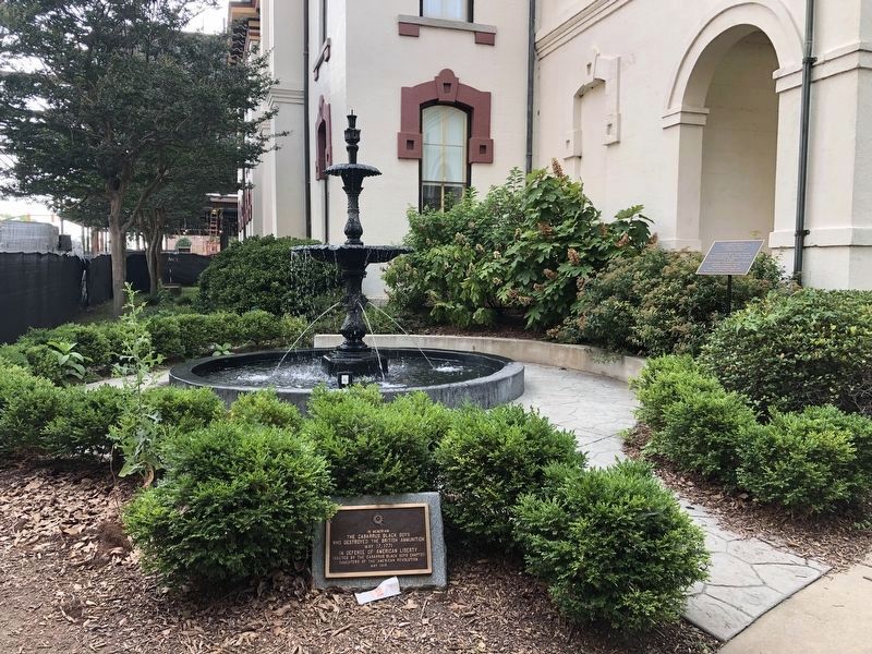 Cabarrus Black Boys Fountain Marker image. Click for full size.