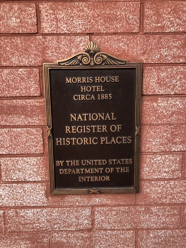 Morris House Hotel Marker image. Click for full size.