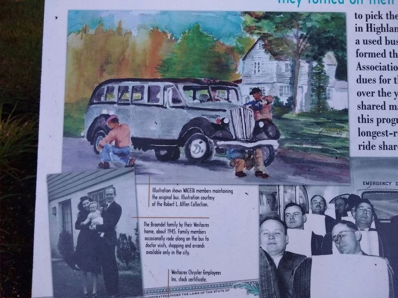 Sharing the Ride on the Westacres Community Bus Marker � top left and middle left images image. Click for full size.