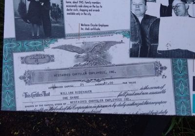 Sharing the Ride on the Westacres Community Bus Marker � bottom left image image. Click for full size.