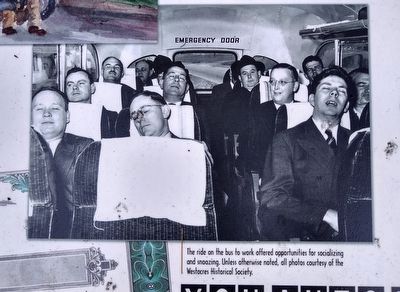 Sharing the Ride on the Westacres Community Bus Marker � center left image image. Click for full size.