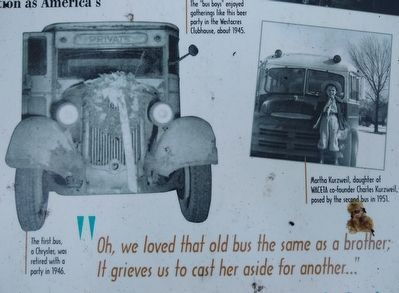 Sharing the Ride on the Westacres Community Bus Marker � center right and right middle images image. Click for full size.